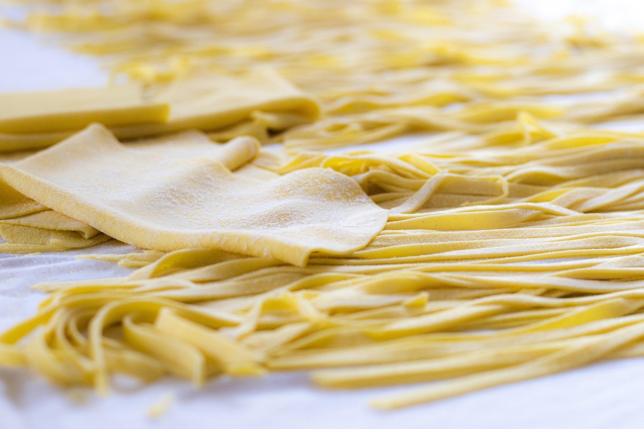 Fresh pasta preparation